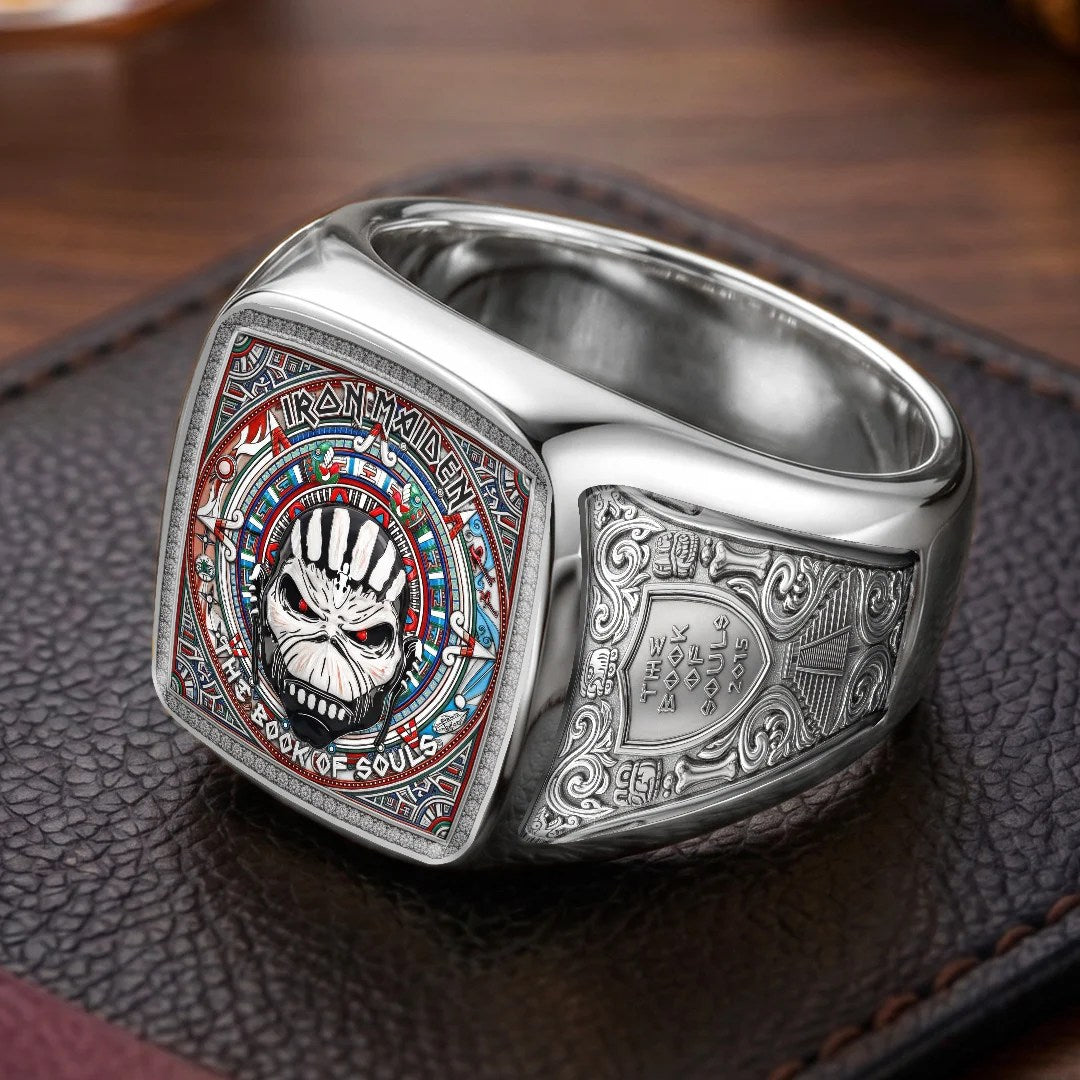 Iron Maiden 3D Engraved Ring – TMTHU9573