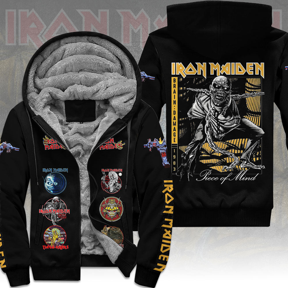 Iron Maiden 3D Fleece Zip Hoodie – TMTHU4413