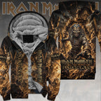Iron Maiden 3D Fleece Zip Hoodie – TMTHU9436