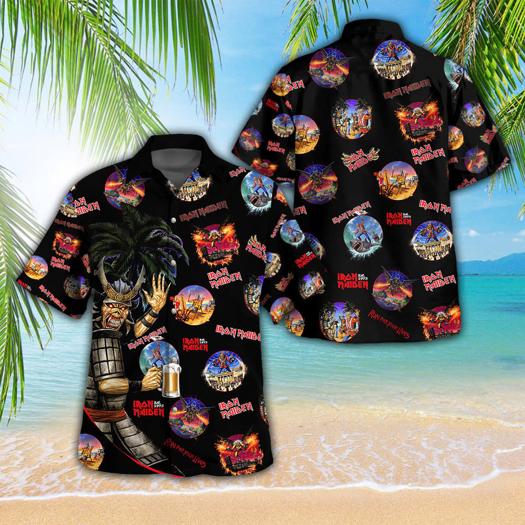 Iron Maiden 3D Hawaiian Apparel – VANDH5090