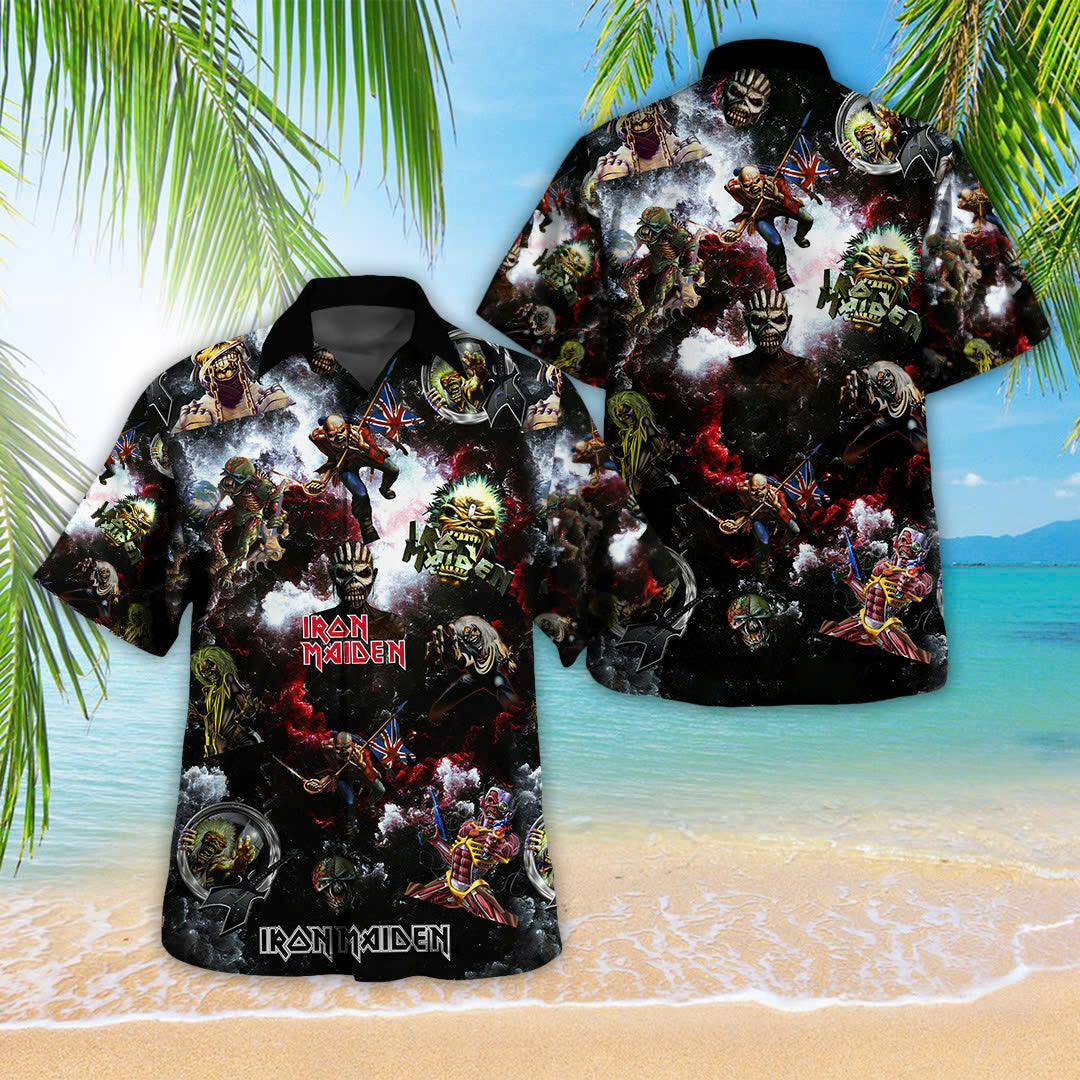 Iron Maiden 3D Hawaiian Apparel – VANDH5153
