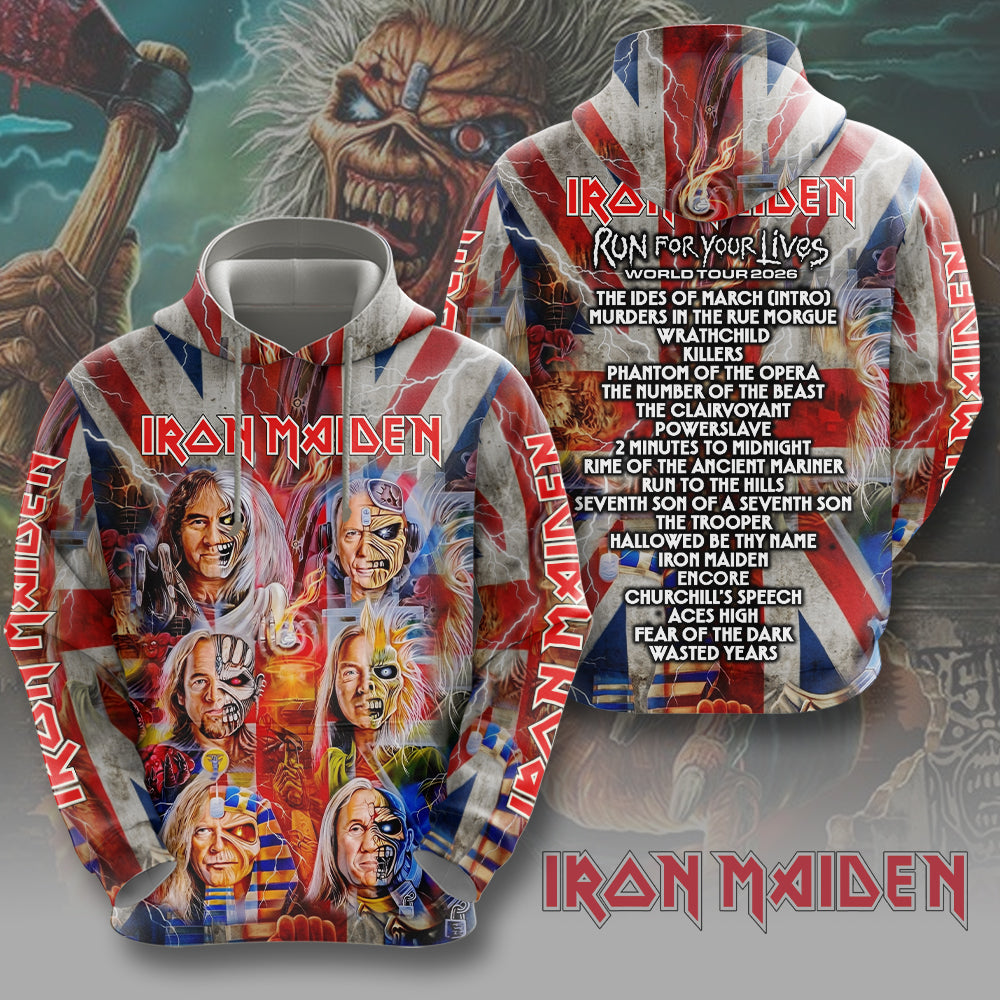 Iron Maiden 3D Apparel – TMTHU4445