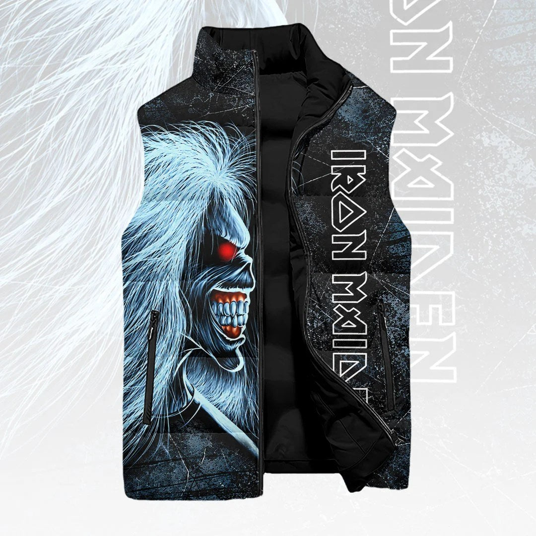 Iron Maiden 3D Sleeveless Down Jacket – HOATT26878
