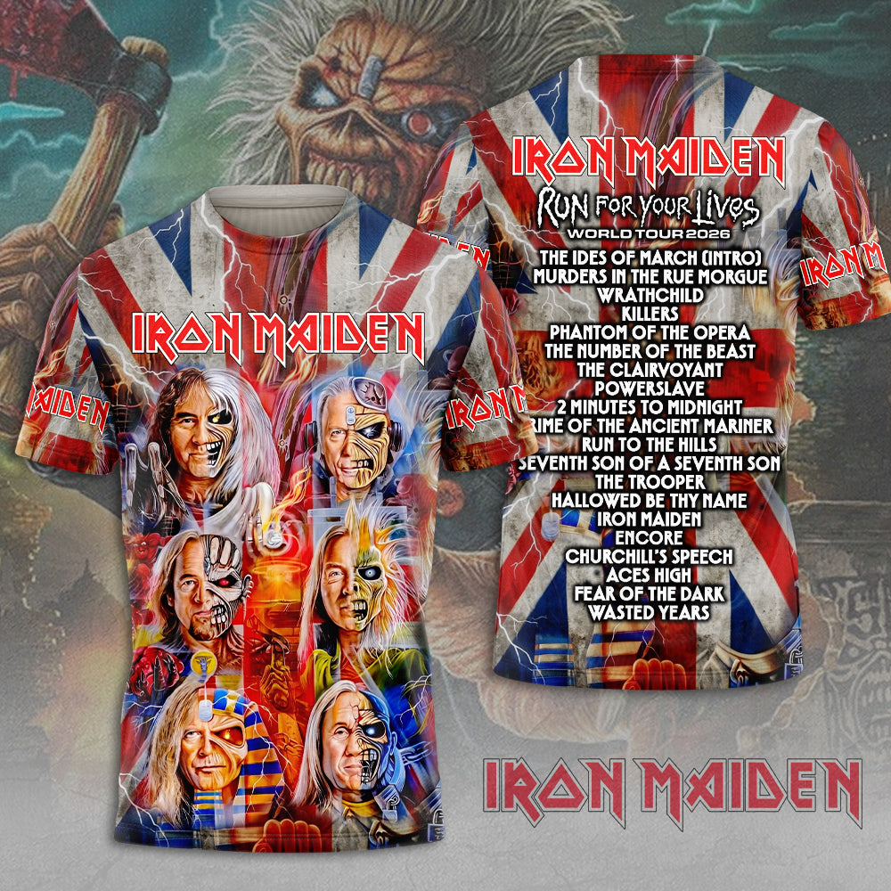 Iron Maiden 3D Apparel – TMTHU4445
