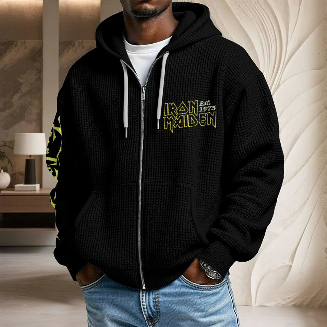 Iron Maiden 3D Unisex Waffle Hoodie – TANTN21644