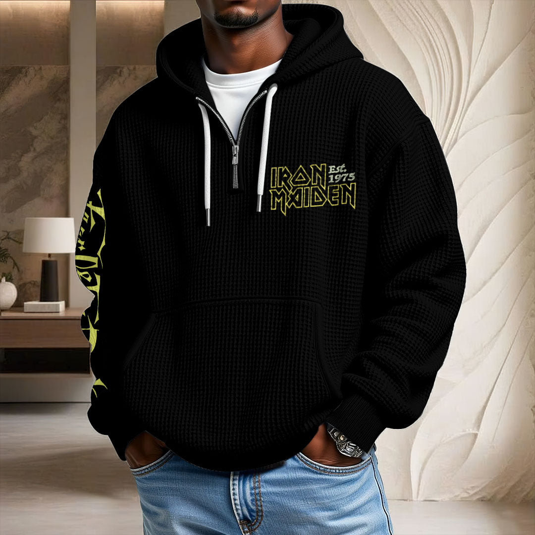 Iron Maiden 3D Unisex Waffle Hoodie – TANTN21644