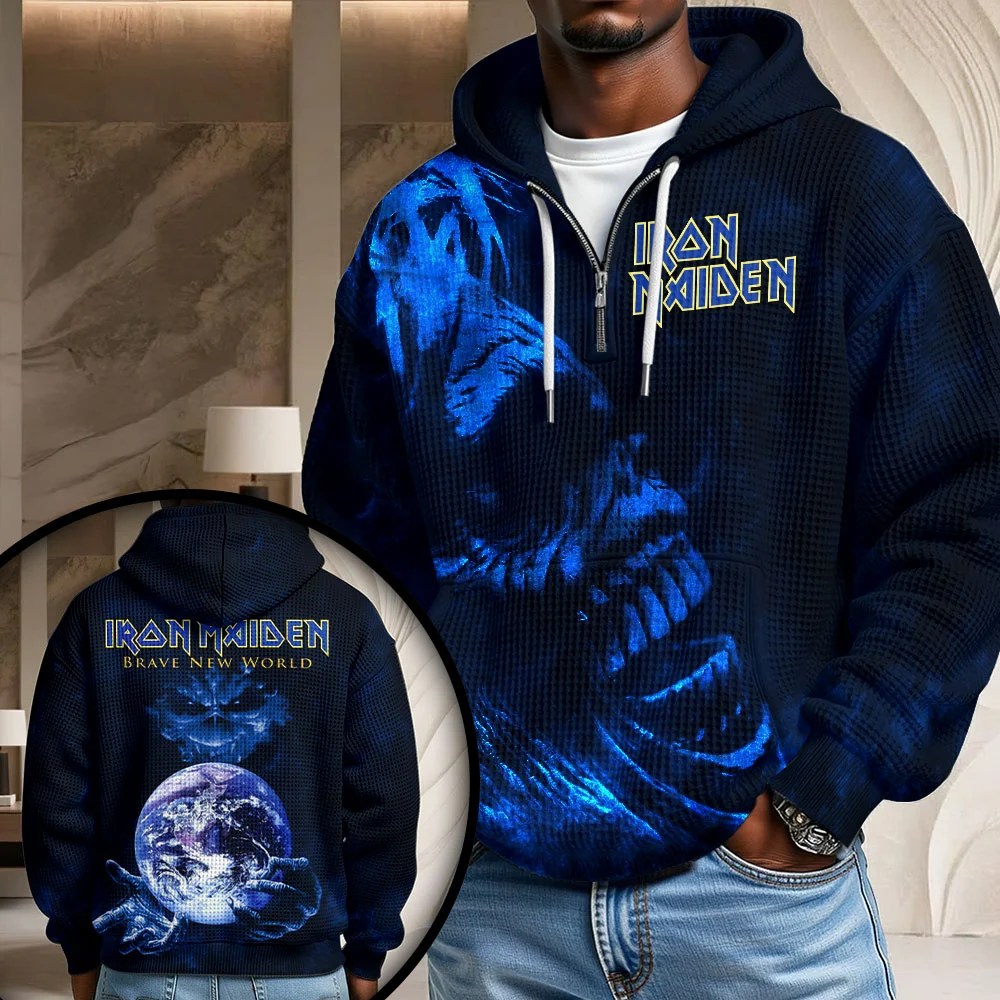 Iron Maiden 3D Unisex Waffle Hoodie – TMTHU9341