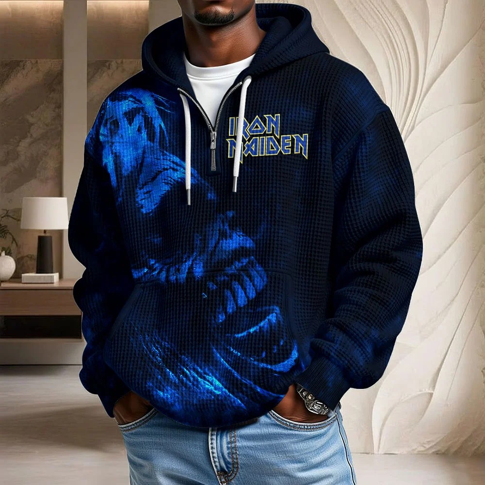 Iron Maiden 3D Unisex Waffle Hoodie – TMTHU9341