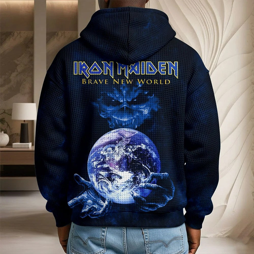 Iron Maiden 3D Unisex Waffle Hoodie – TMTHU9341
