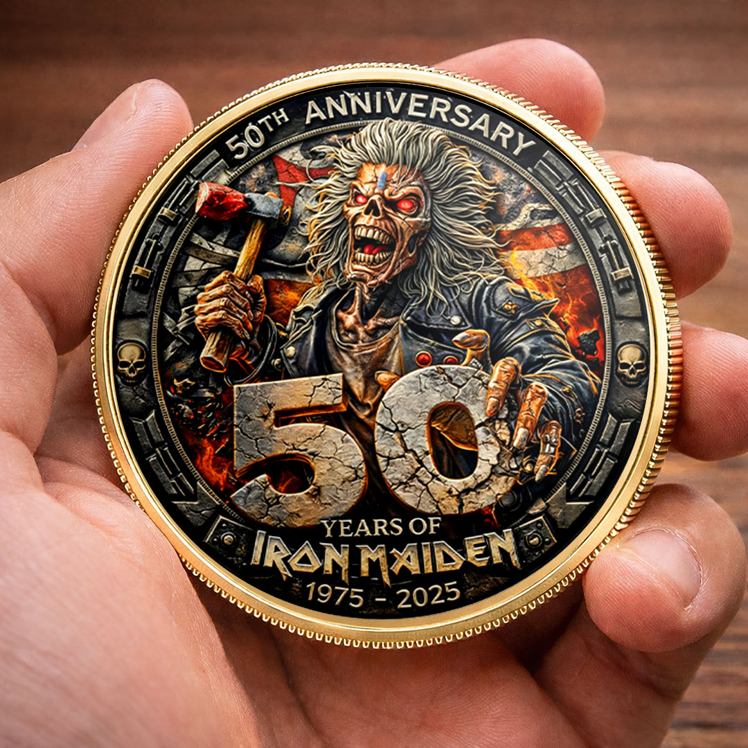 Iron Maiden 50th Anniversary Commemorative Coin – MAITM15066