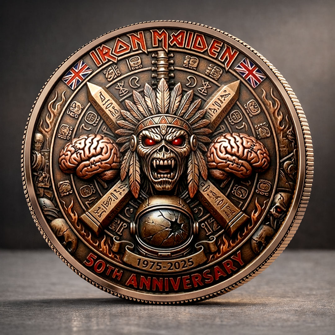 Iron Maiden 50th Anniversary Commemorative Coin – MAITM15267