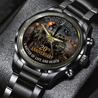 Iron Maiden: A Matter of Life and Death 20th Anniversary Black Stainless Steel Watch – TMTHU8855