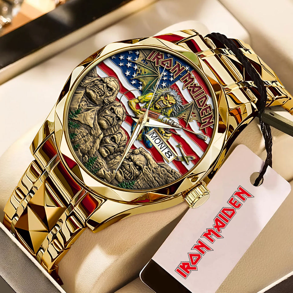 Iron Maiden Alloy Luxury Quartz Watch – TMTHU4591