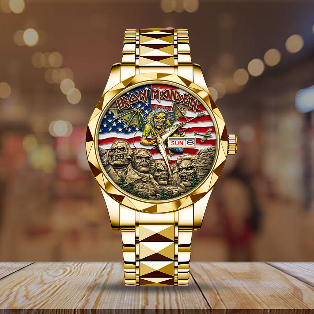 Iron Maiden Alloy Luxury Quartz Watch – TMTHU4591