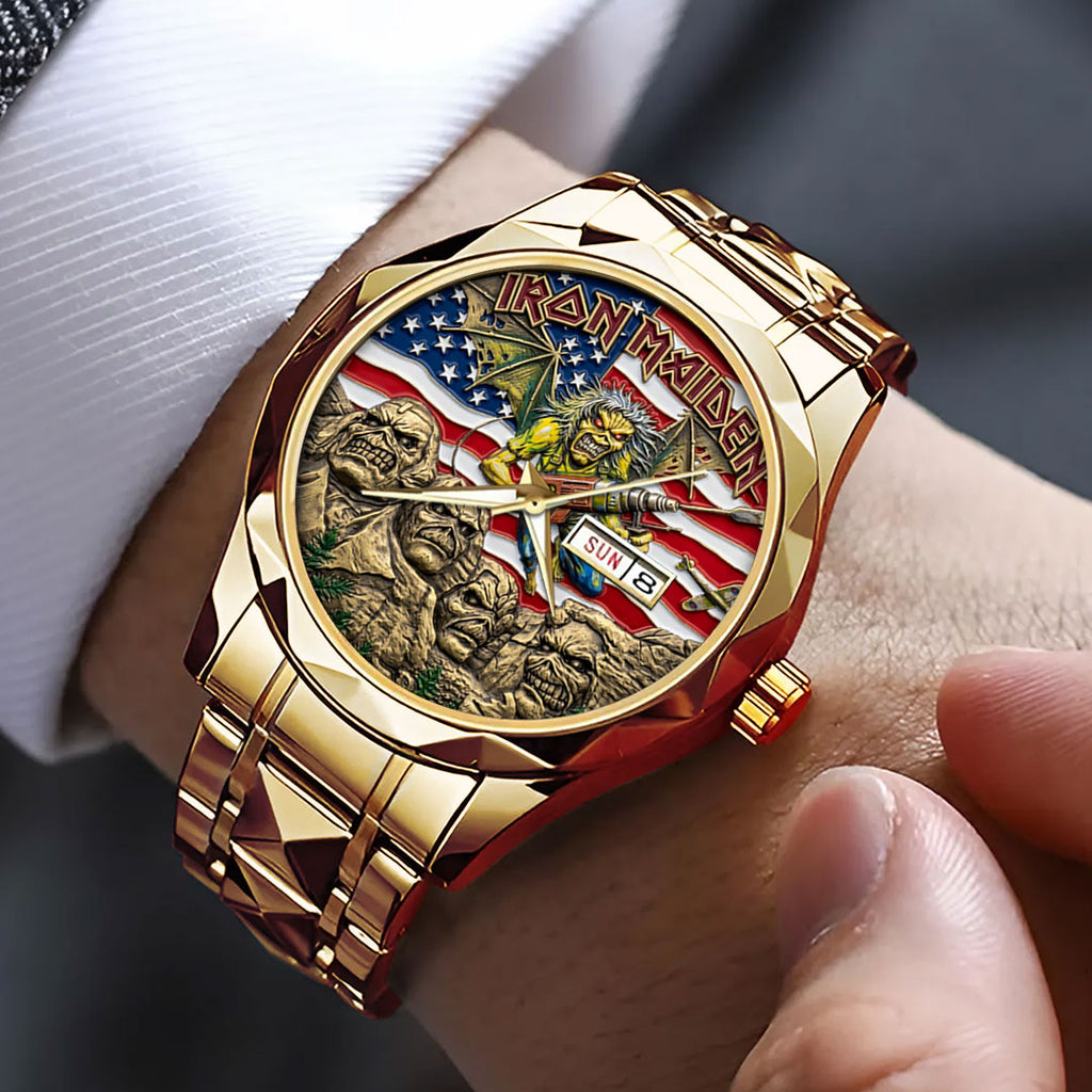 Iron Maiden Alloy Luxury Quartz Watch – TMTHU4591