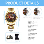 Iron Maiden Alloy Luxury Quartz Watch – TMTHU4858