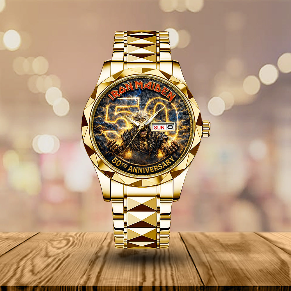 Iron Maiden Alloy Luxury Quartz Watch – TMTHU4936