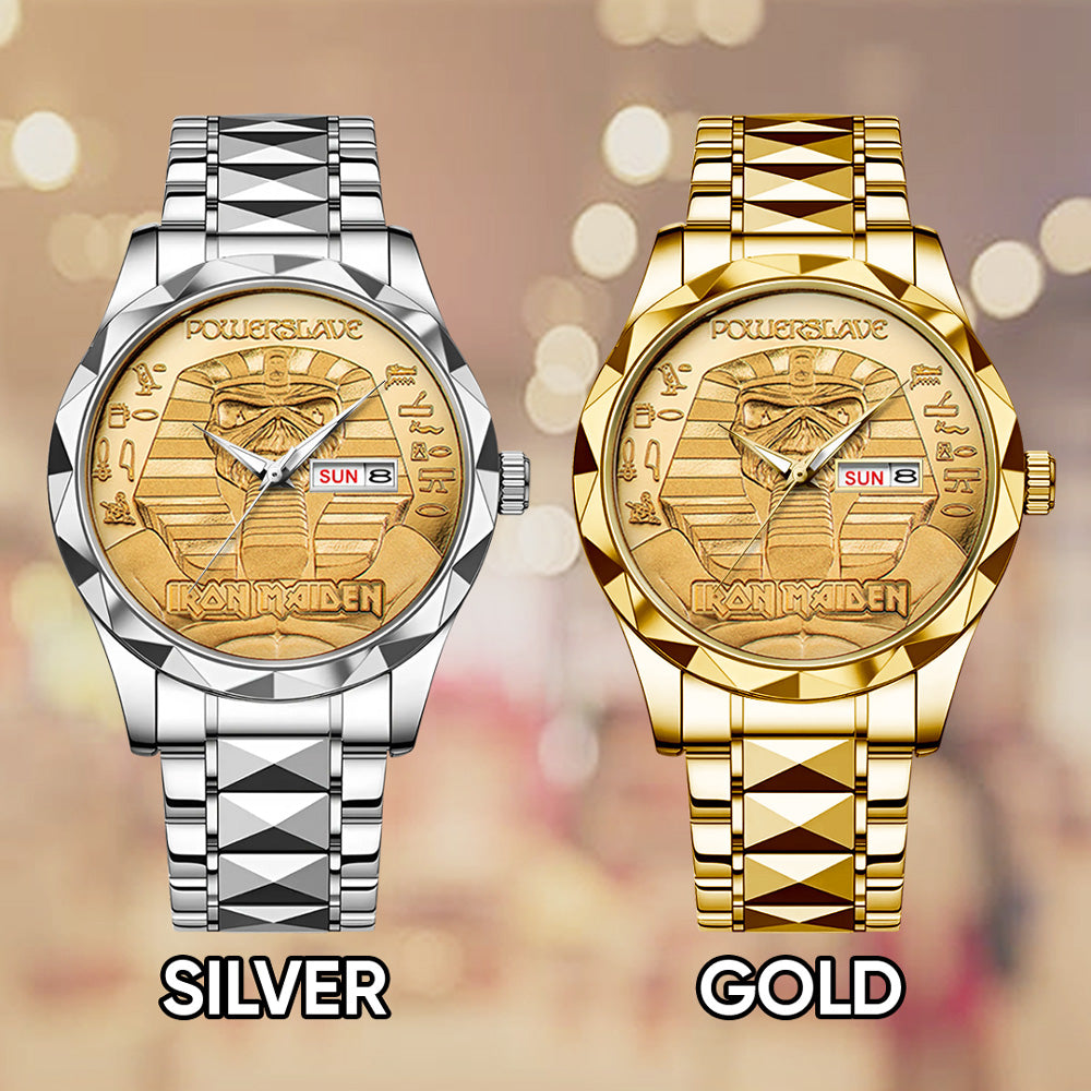 Iron Maiden Alloy Luxury Quartz Watch – HOATT 11676