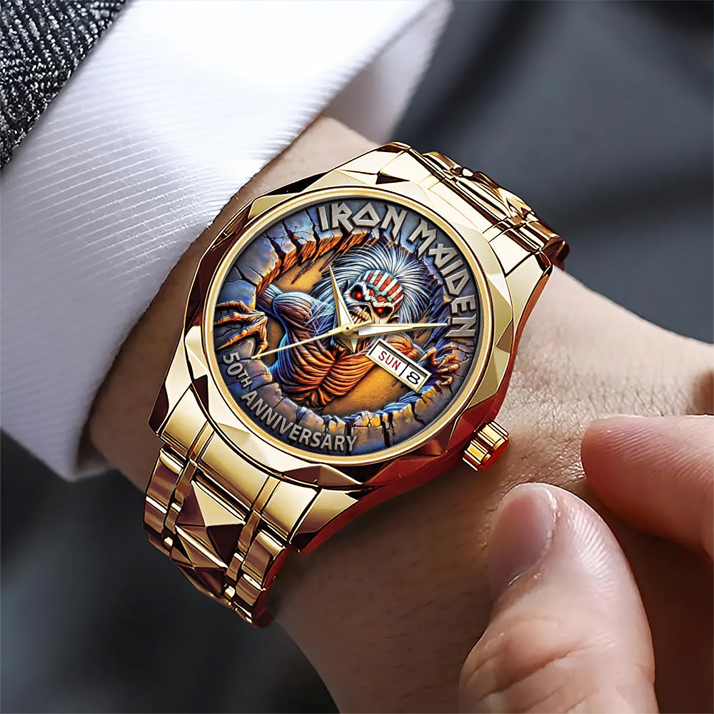 Iron Maiden Alloy Luxury Quartz Watch – TMTHU4613