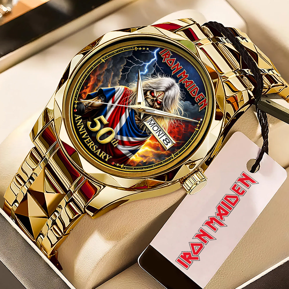 Iron Maiden Alloy Luxury Quartz Watch – TMTHU4619