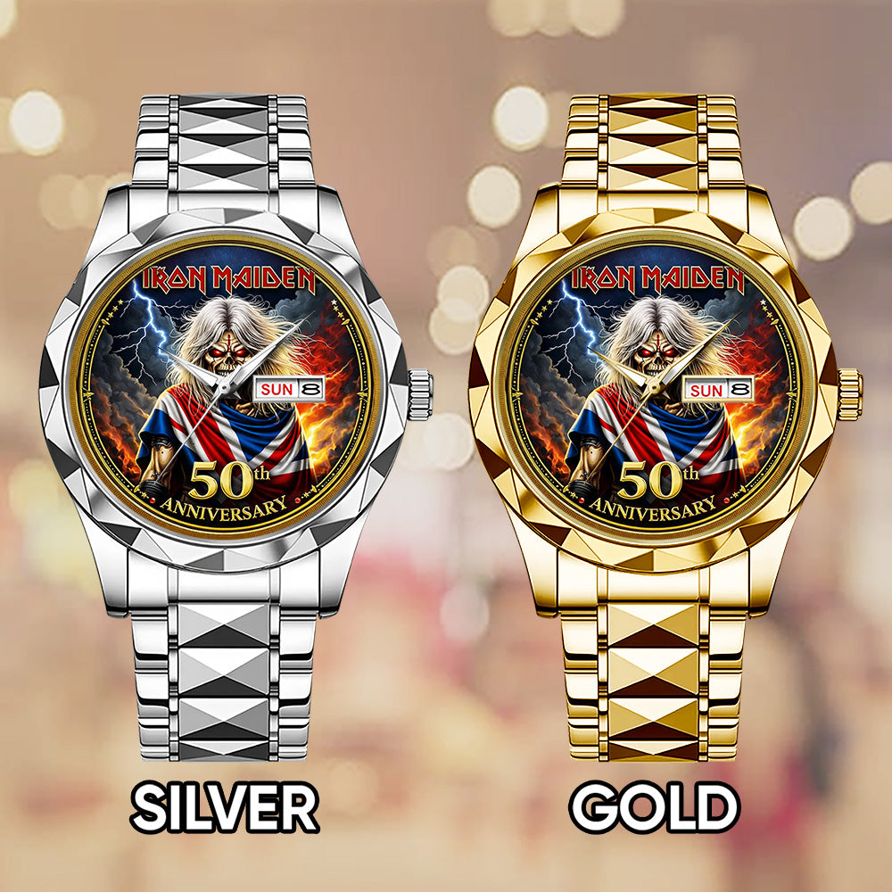 Iron Maiden Alloy Luxury Quartz Watch – TMTHU4619