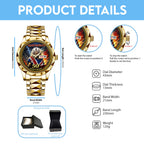 Iron Maiden Alloy Luxury Quartz Watch – TMTHU4619