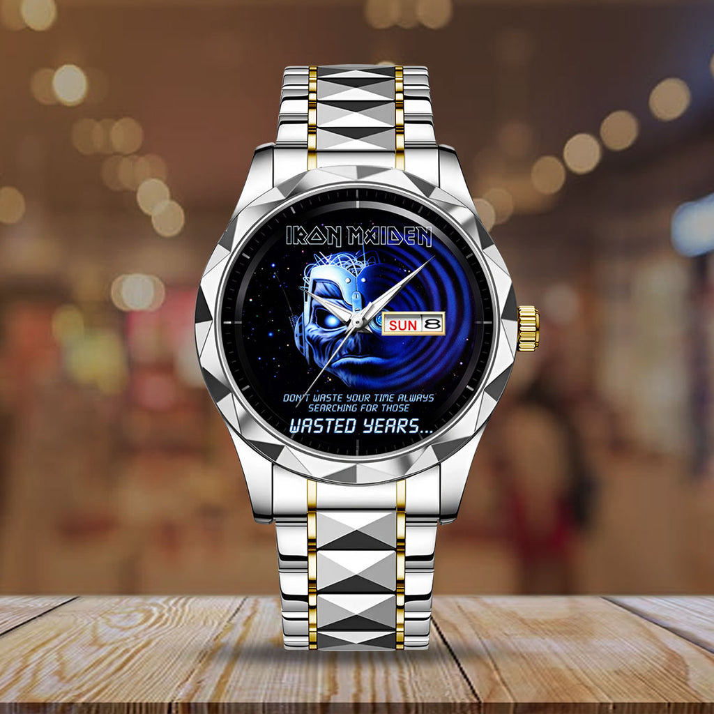 Iron Maiden Alloy Luxury Quartz Watch – VANDH5115
