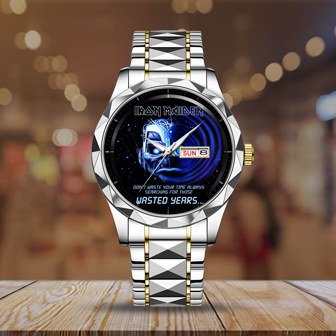 Iron Maiden Alloy Luxury Quartz Watch – VANDH5115