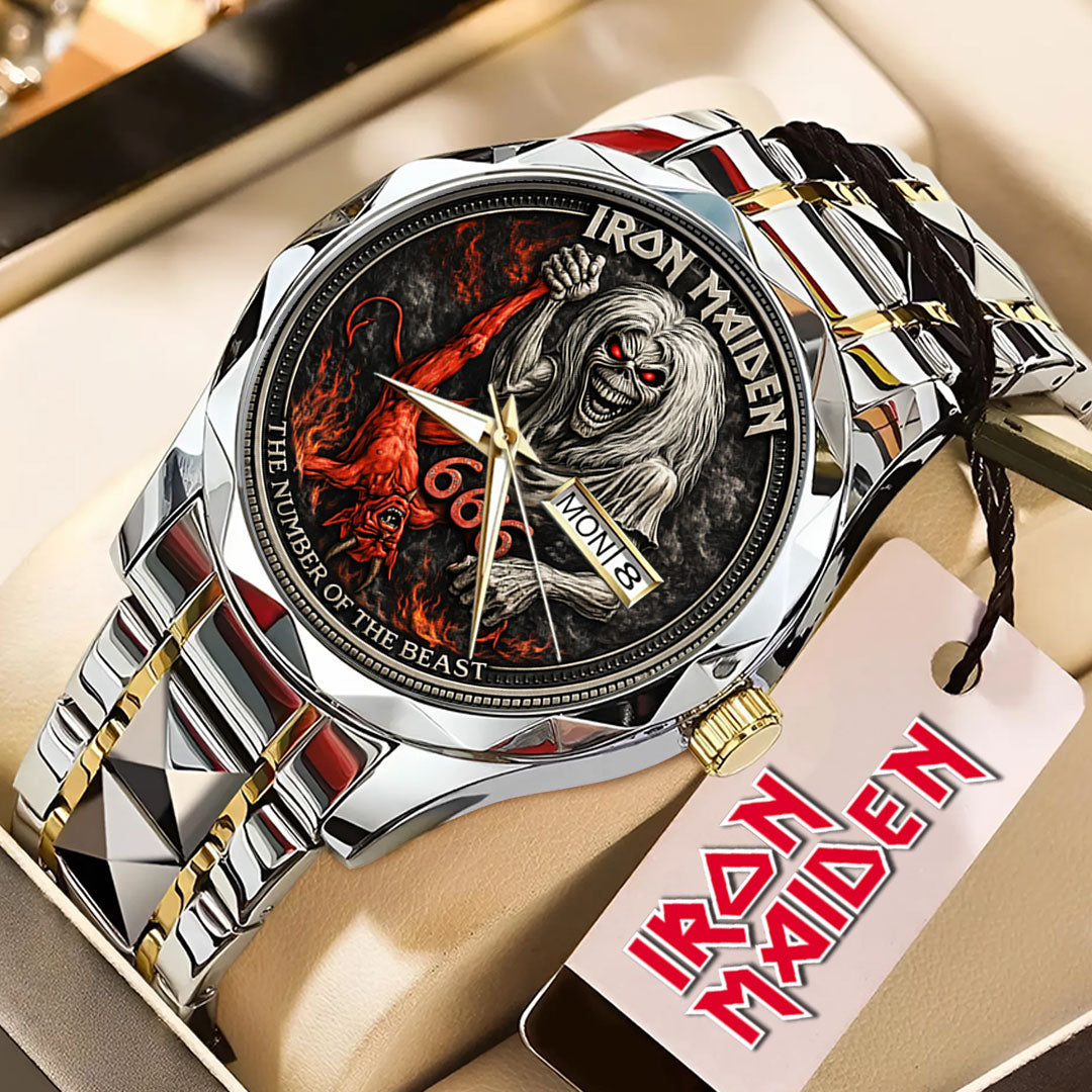 Iron Maiden Alloy Luxury Quartz Watch – VANDH5127