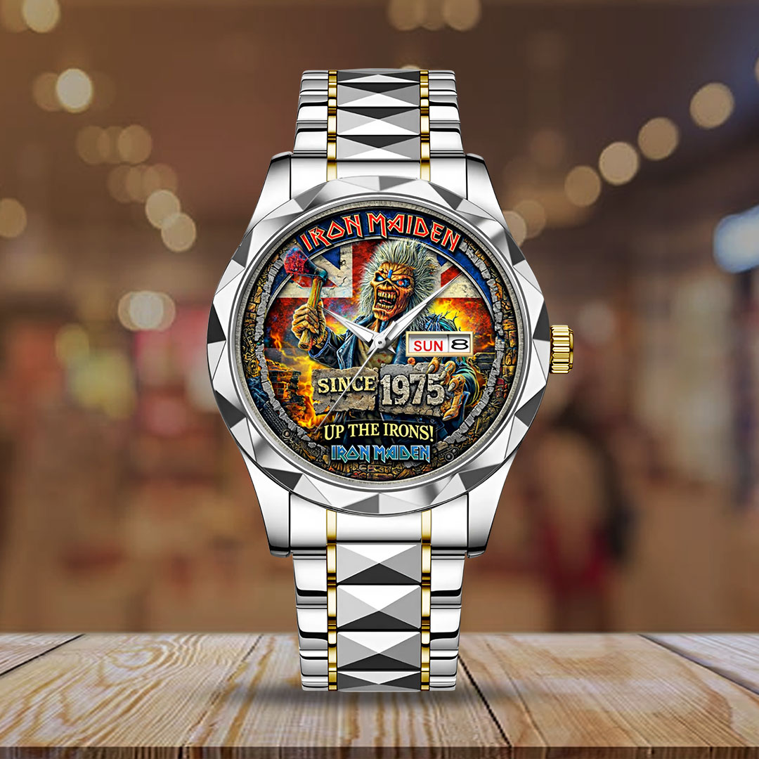 Iron Maiden Alloy Luxury Quartz Watch – VANDH5128