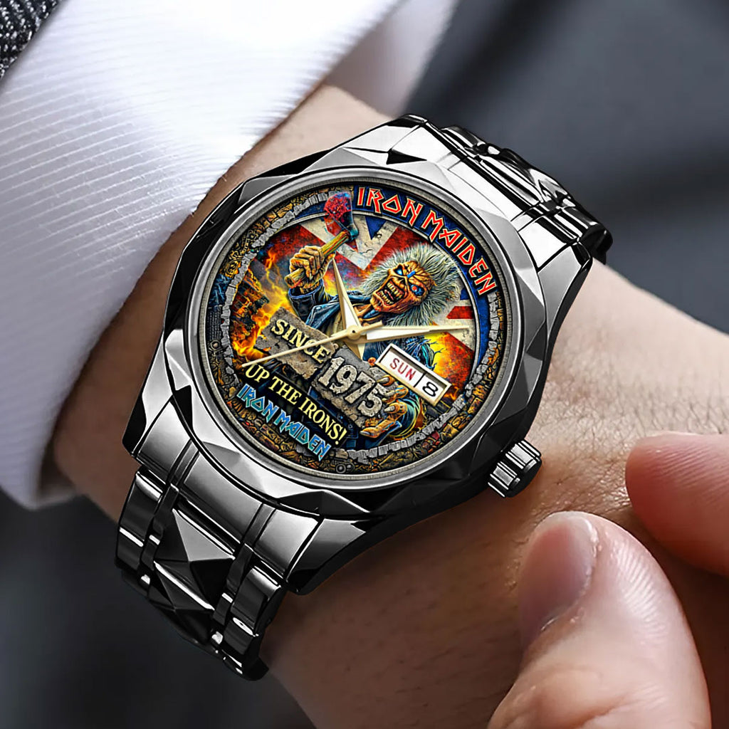 Iron Maiden Alloy Luxury Quartz Watch – VANDH5128