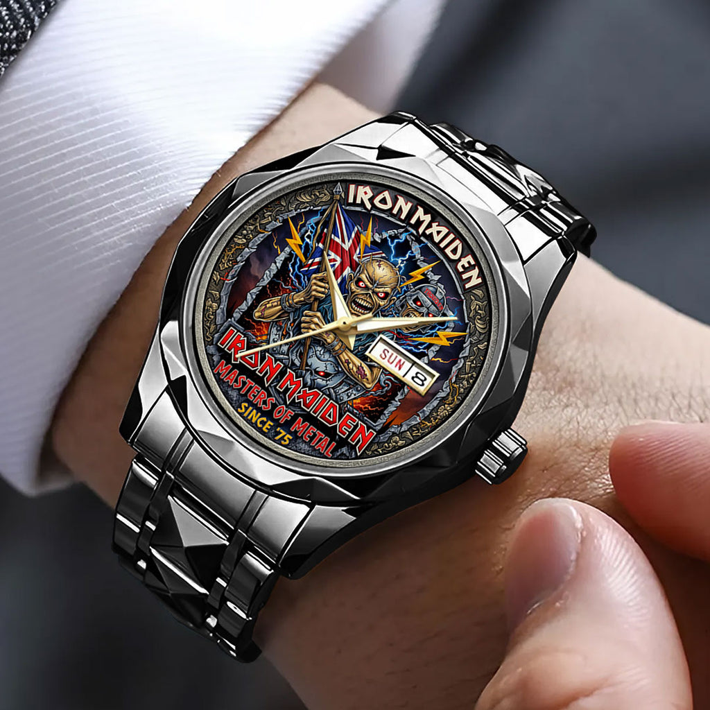 Iron Maiden Alloy Luxury Quartz Watch – VANDH5129