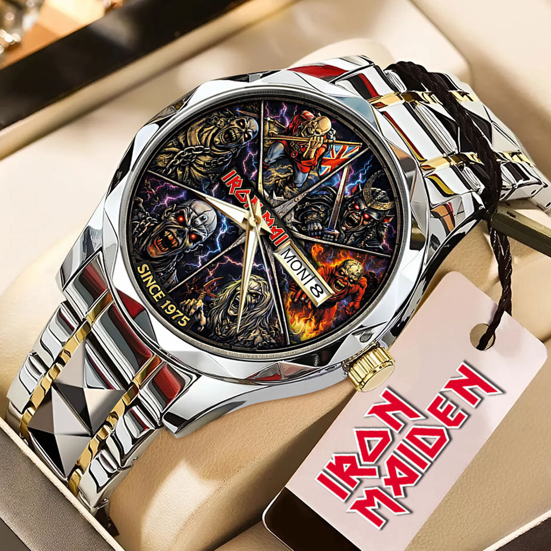 Iron Maiden Alloy Luxury Quartz Watch – VANDH5132