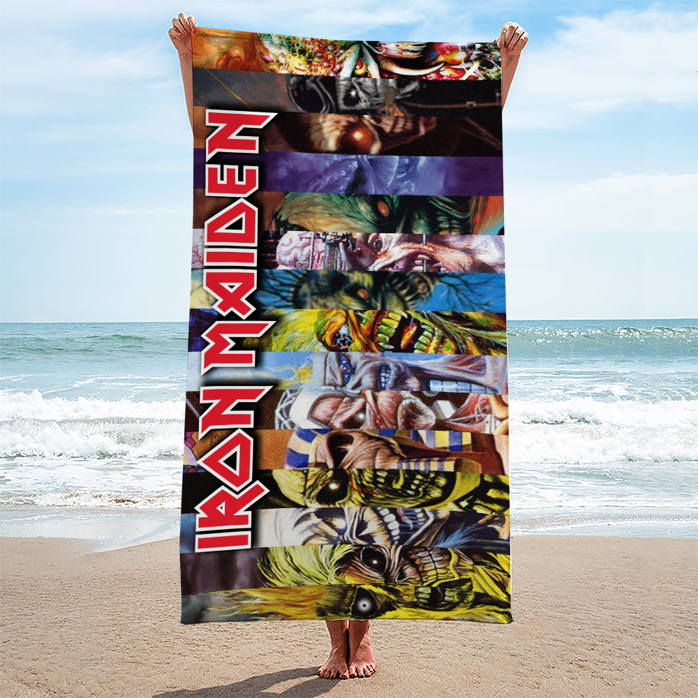 Iron Maiden Rectangle Beach Towel – TMTHU4697