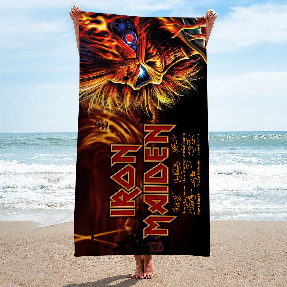 Iron Maiden Rectangle Beach Towel – TMTHU6300