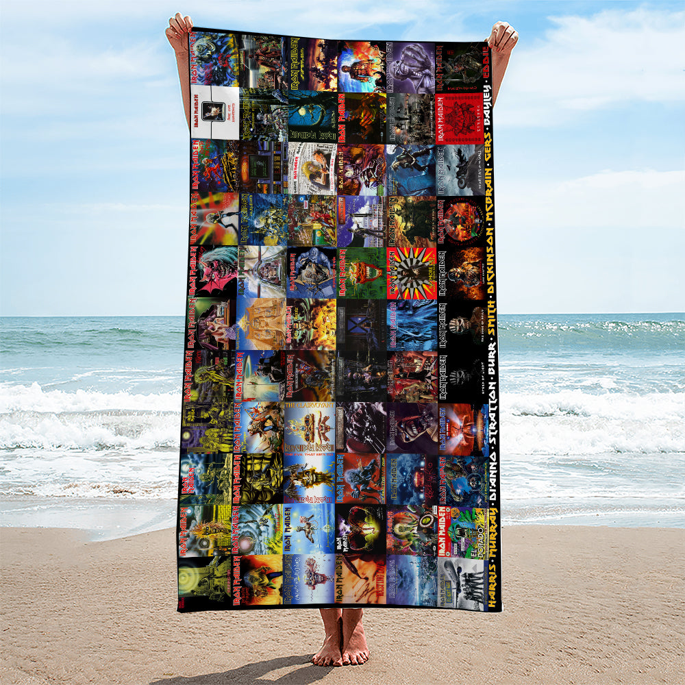 Iron Maiden Rectangle Beach Towel – TMTHU6488