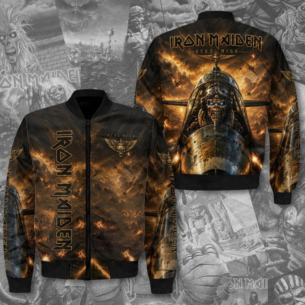 Iron Maiden 3D Bomber Jacket – TMTHU10174