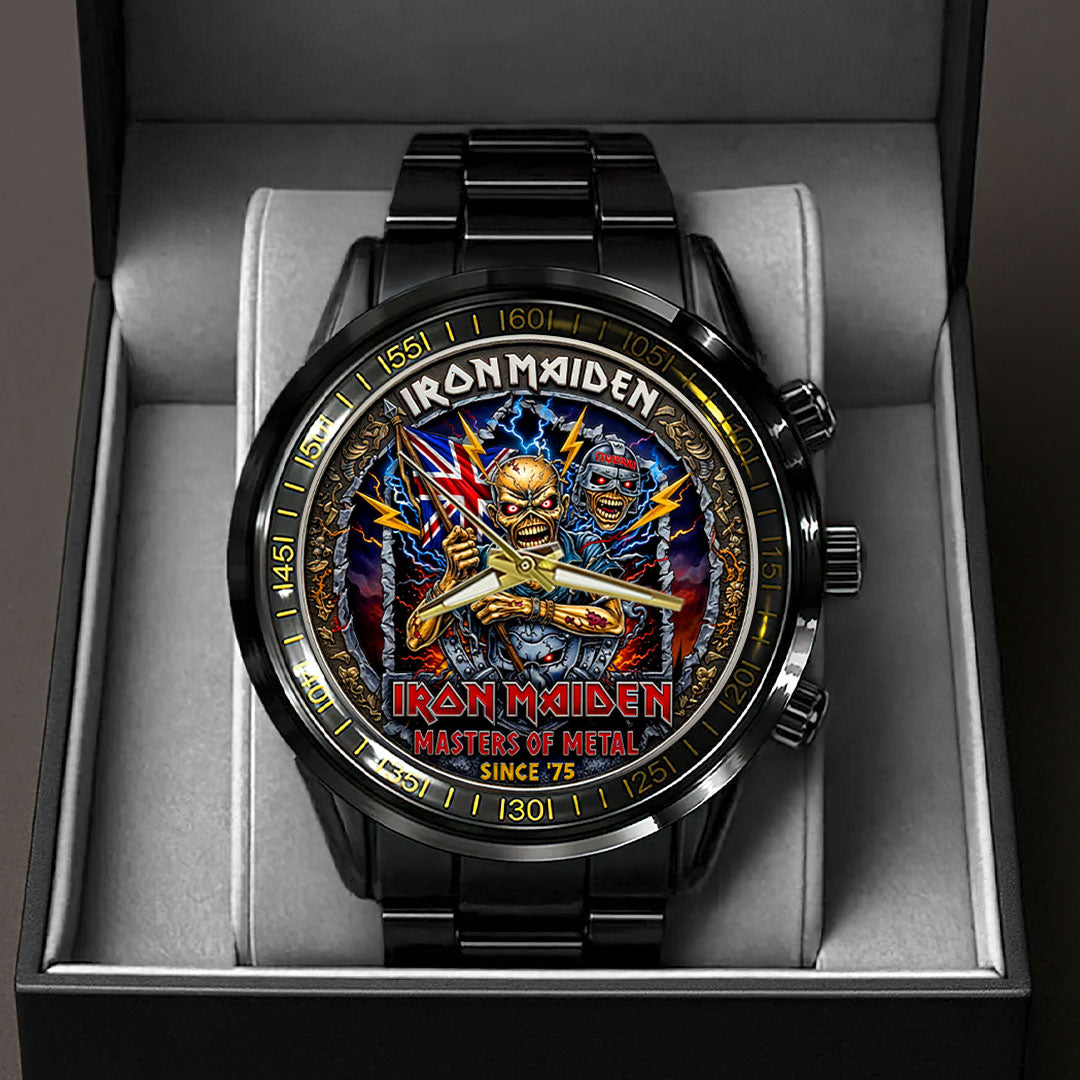 Iron Maiden Black Stainless Steel Watch – HOATT19310