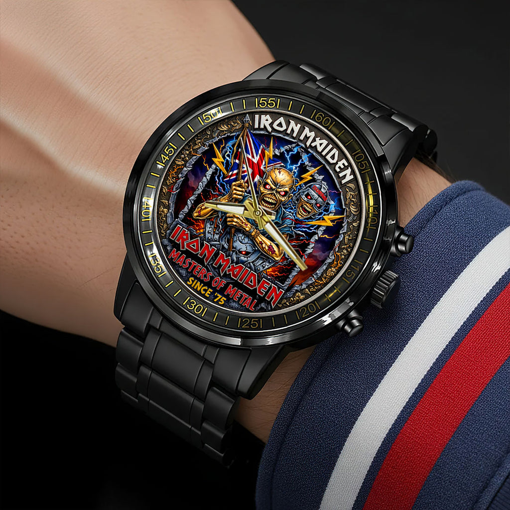 Iron Maiden Black Stainless Steel Watch – HOATT19310