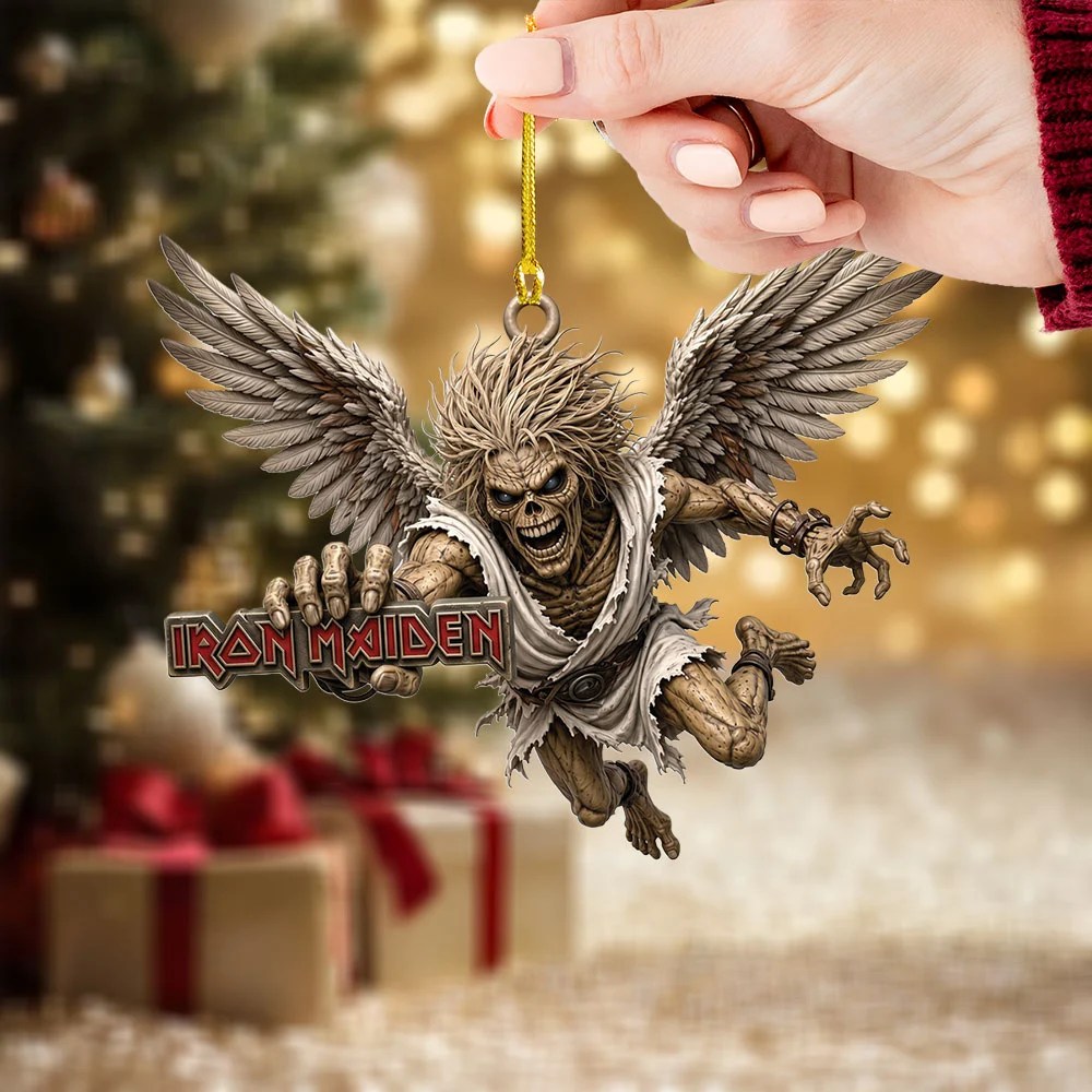 Iron Maiden Custom Shape 2-side Printed Acrylic Ornament – TMTHU9770