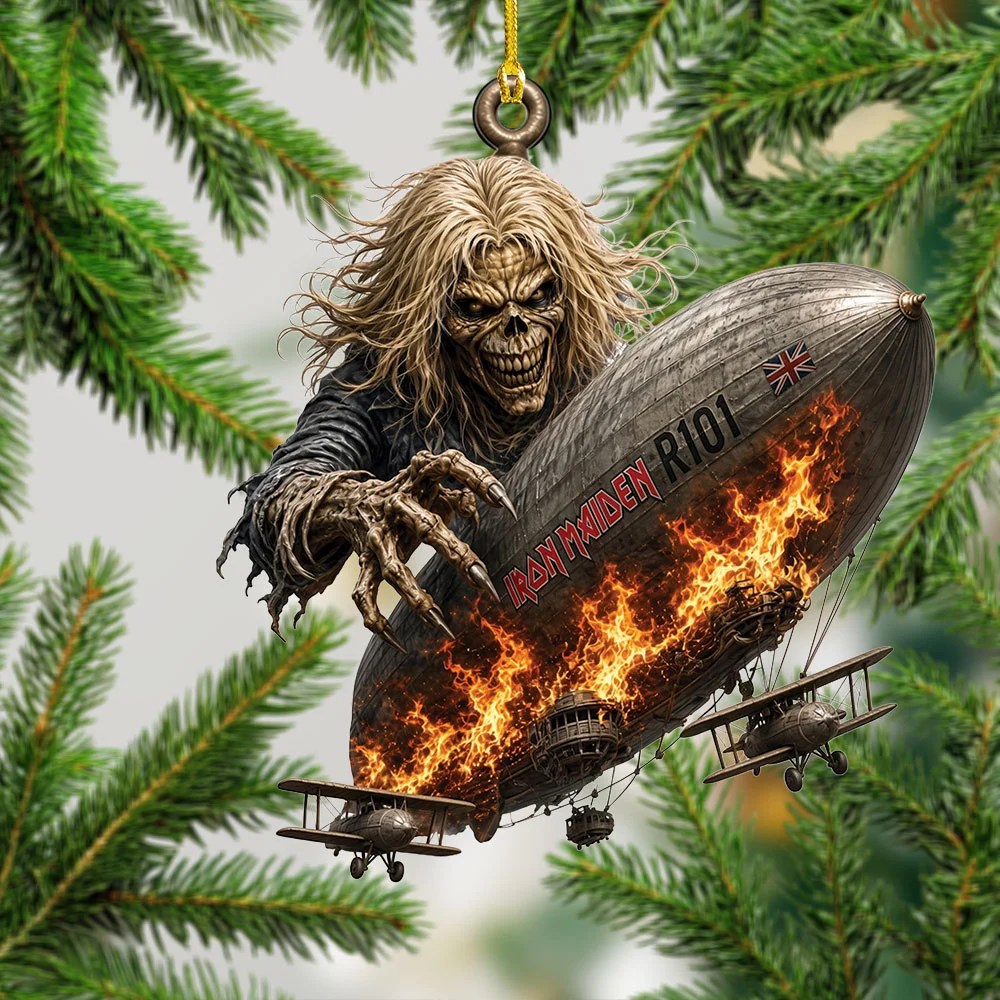 Iron Maiden Custom Shape 2-side Printed Acrylic Ornament – TMTHU9772