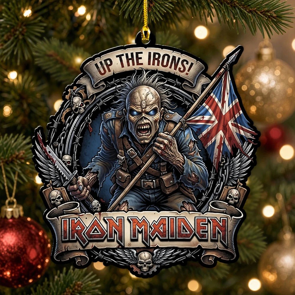 Iron Maiden Custom Shape 2-side Printed Acrylic Ornament – MAITM15418