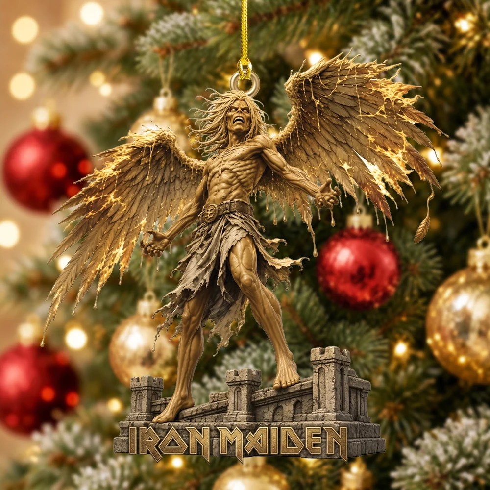 Iron Maiden Custom Shape 2-side Printed Acrylic Ornament – TMTHU9771