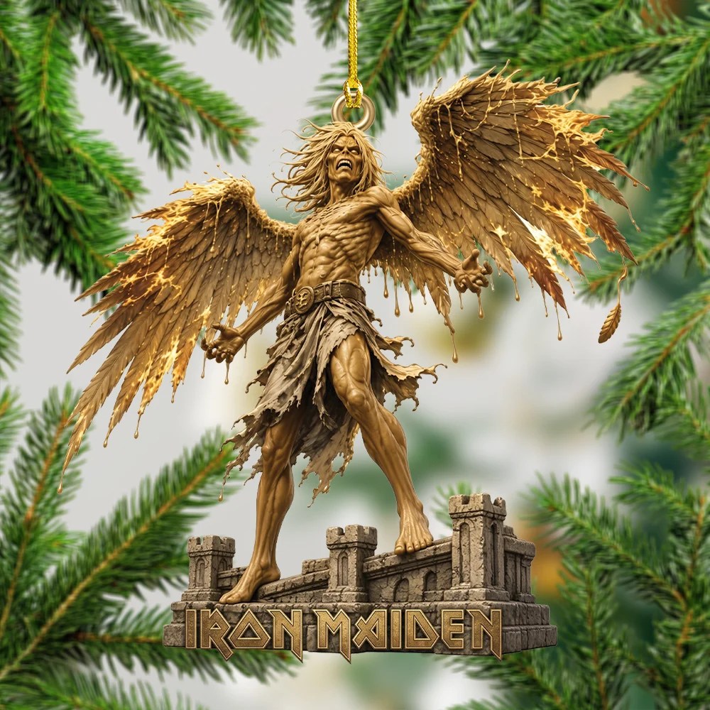 Iron Maiden Custom Shape 2-side Printed Acrylic Ornament – TMTHU9771