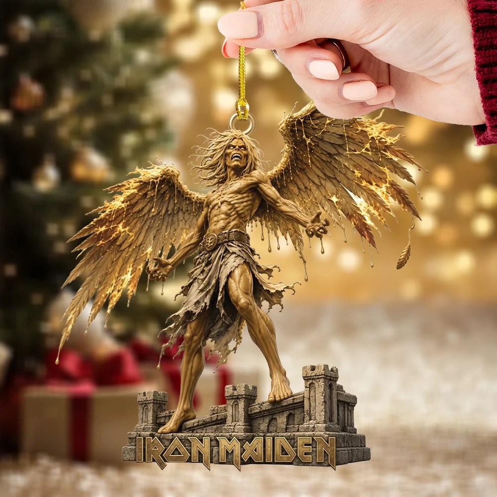 Iron Maiden Custom Shape 2-side Printed Acrylic Ornament – TMTHU9771