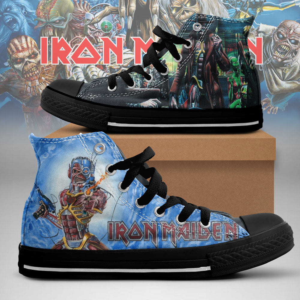 Iron Maiden High Top Canvas Shoes – TMTHU8002
