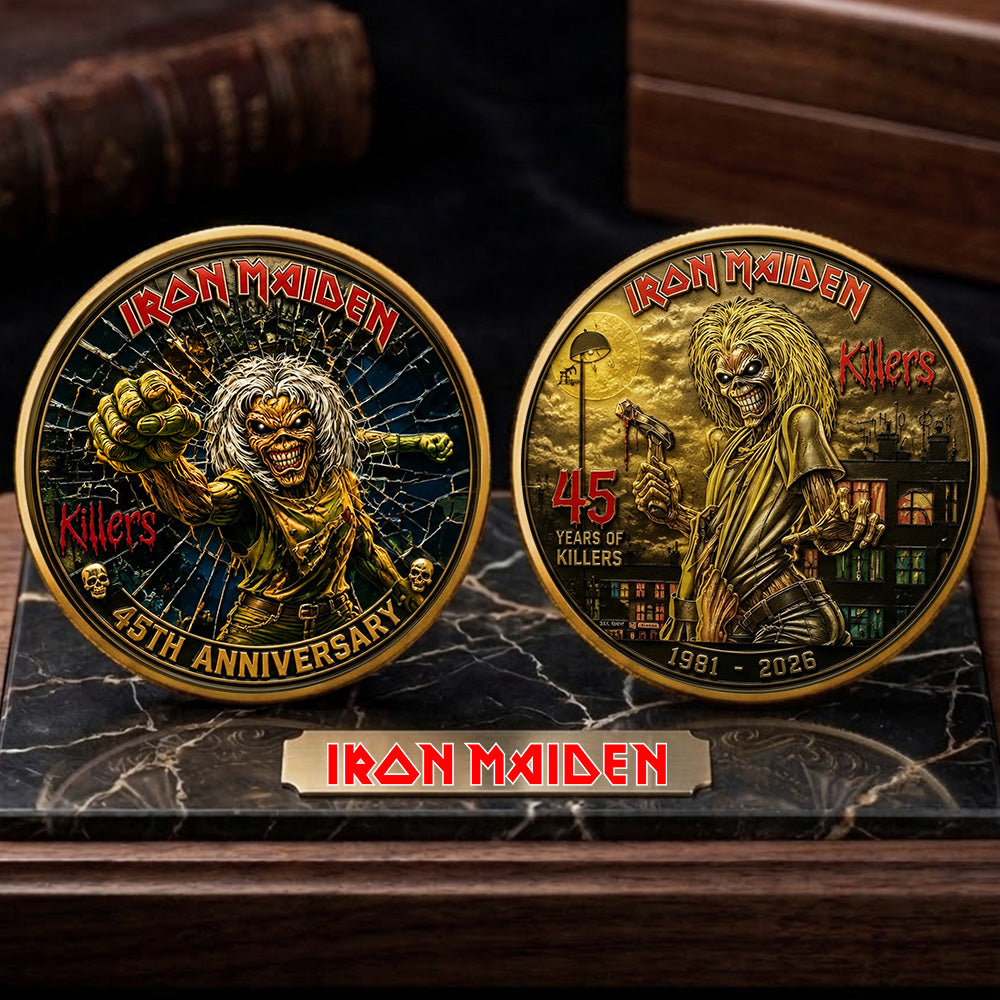 Iron Maiden: Killers 45th Anniversary Commemorative Coin – TMTHU6732