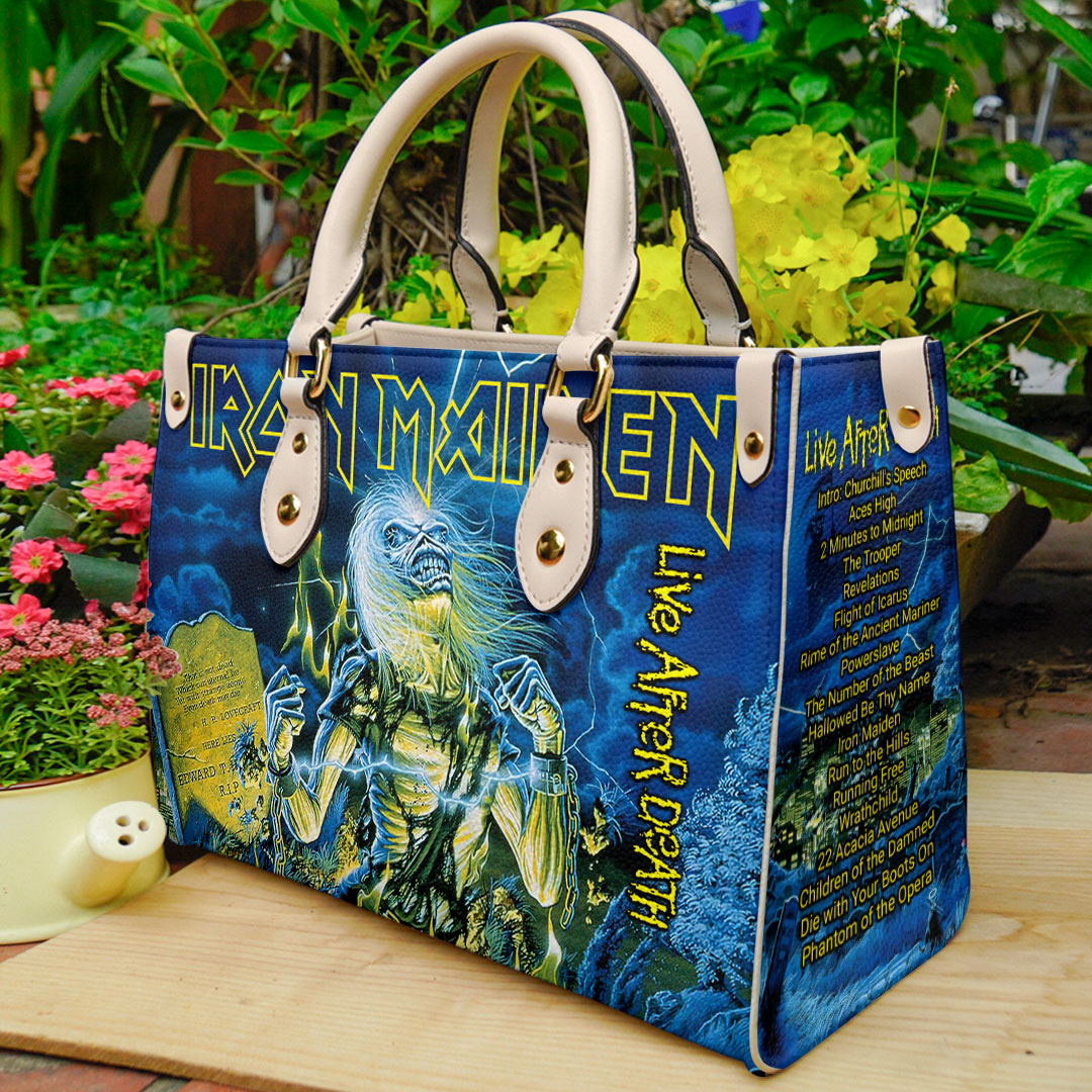 Iron Maiden Leather HandBag – HOATT 11373