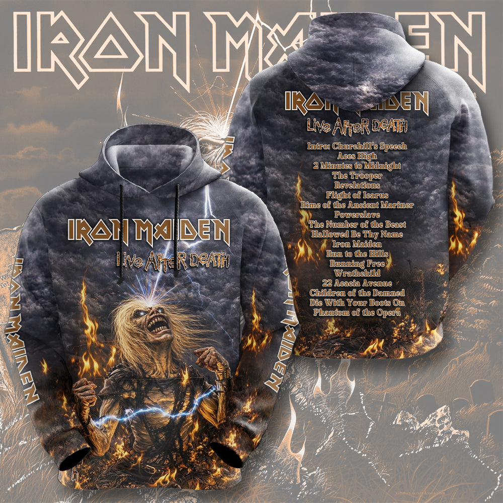 Iron Maiden Life After Death 3D Apparel – TMTHU4906