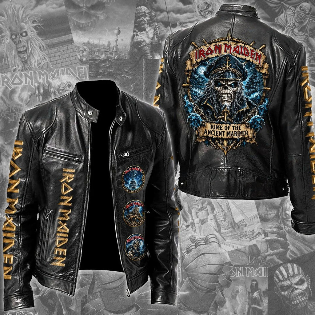Iron Maiden Motorcycle Leather Jacket – TMTHU10208